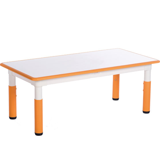 KYC Rectangular Table Height Adjustable with Wear-resisting Melamine Tabletop 1200W x 600L x 460-580H mm 長方形塑膠高度可調桌  三聚氰胺耐磨層桌面