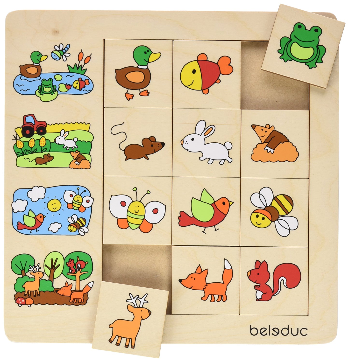 Beleduc Sorting Set Environments for Animals 動物棲息處分類拼圖