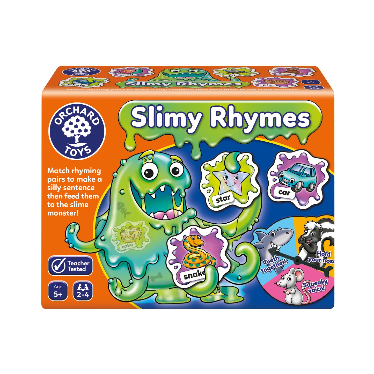 Orchard Toys Slimy Rhymes Rhyming Words Game