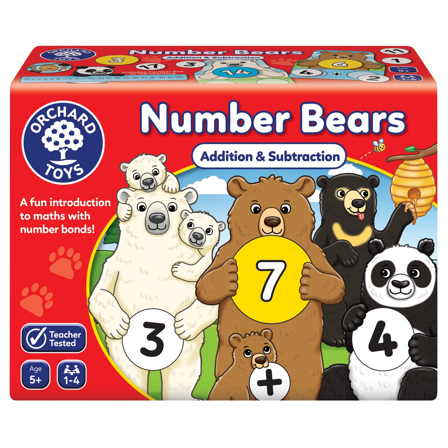 Orchard Toys Number Bears Addition and Subtraction Game