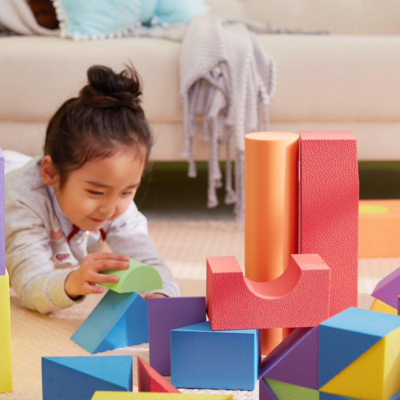 Soft Foam Building Blocks Contruction Kid Game 柔軟泡沫積木兒童建築遊戲