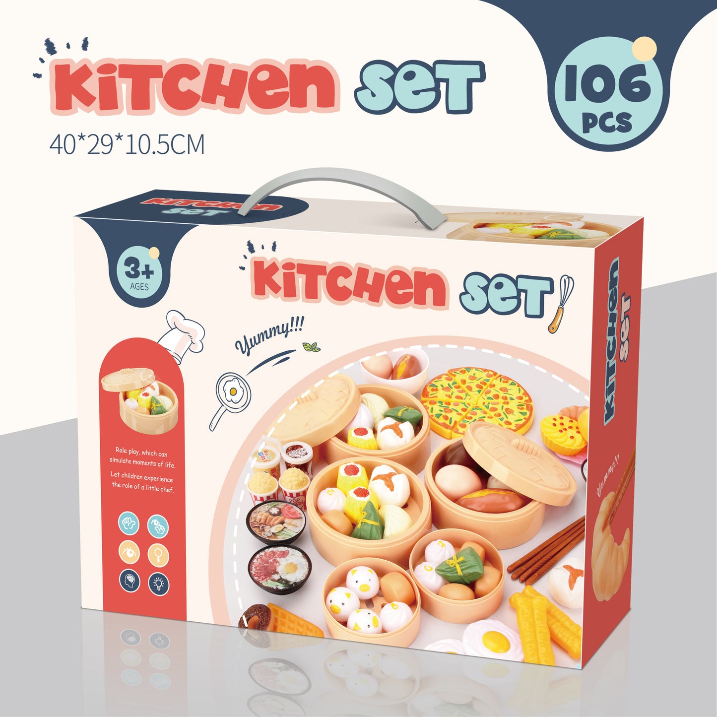 Kitchen Set - Dim Sum 106 Pcs Set 煮飯仔 - 點心106件套