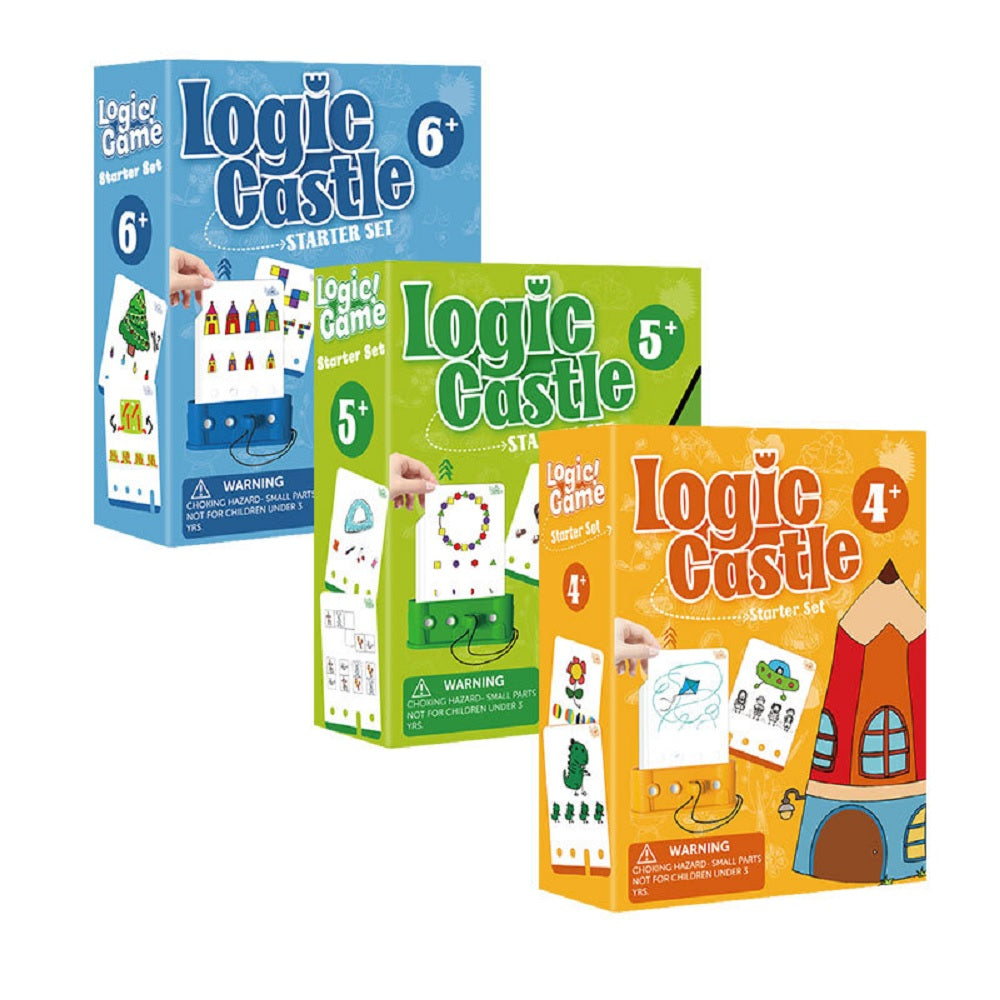 Logic Castle Problem-solving Game 3-stage Set 邏輯解謎城堡 3階遊戲套裝