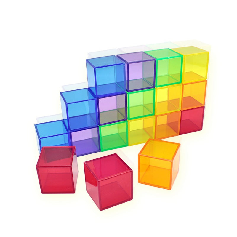 Translucent Rainbow Cube  半透明彩色正方體