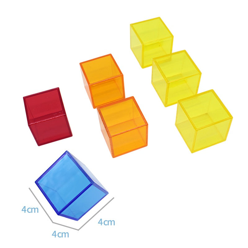 Translucent Rainbow Cube  半透明彩色正方體