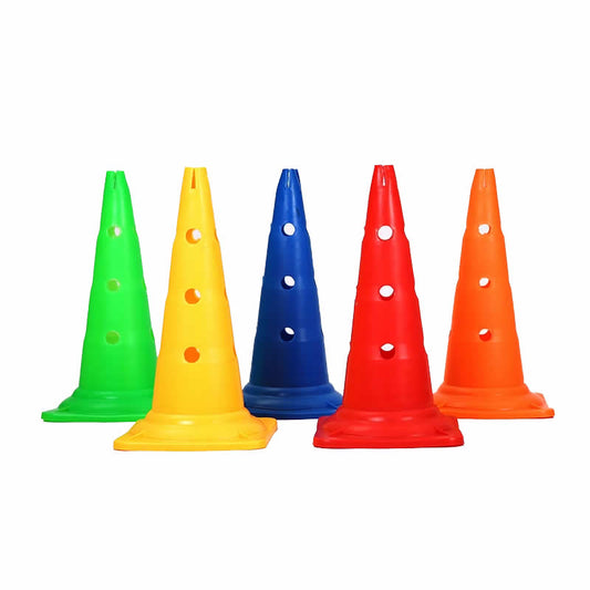 Square Base Cone with Holes 5pc/ Set 方底有孔標誌桶 5色/套