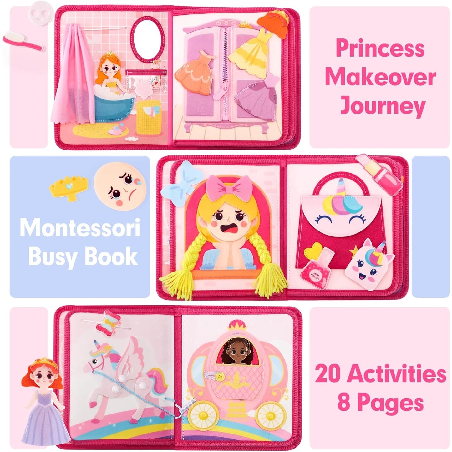 My First Busy Cloth Book Little Princess 忙碌布書 - 小公主