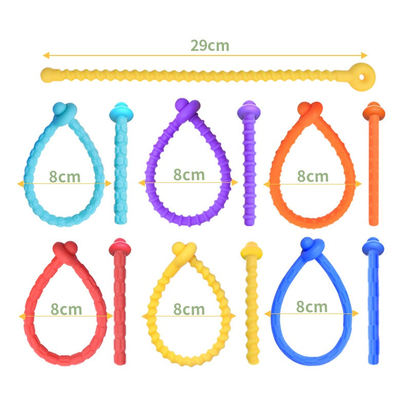 Sensory Stretchy String, set of 6 感官彈彈繩帶6個套裝