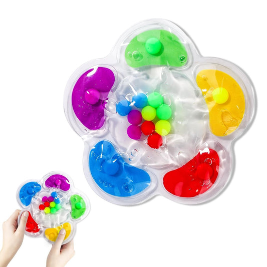 Colour Sorting Sensory Squishy Flower 顏色分類感官柔軟花玩具