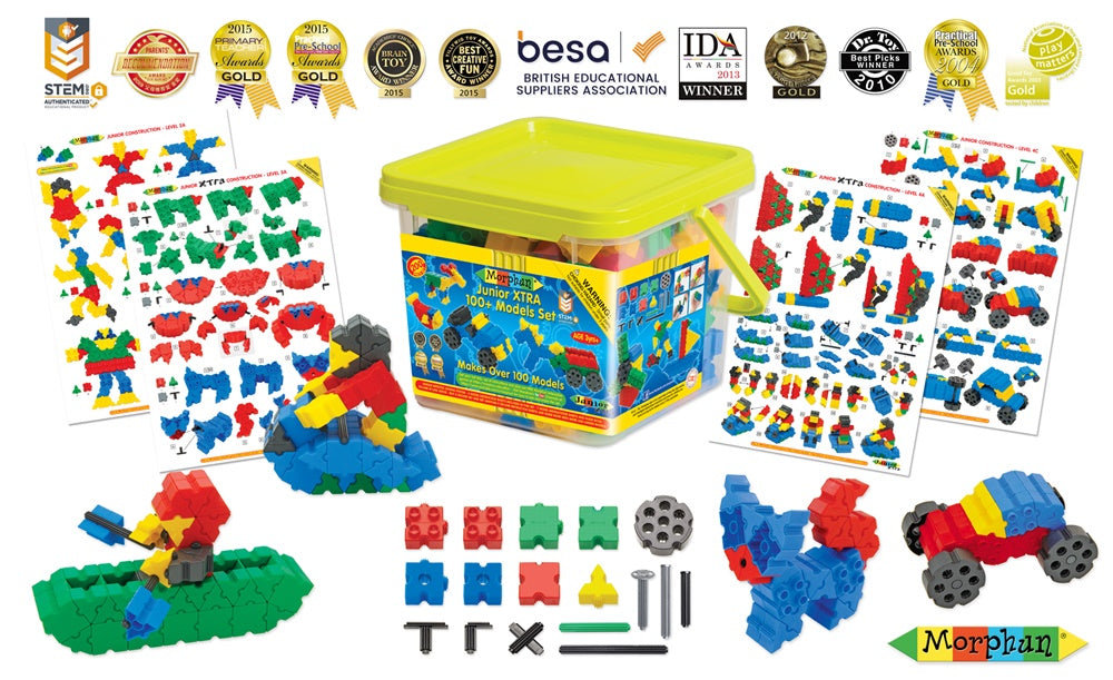 Morphun Creative Constructions Set 300 Pcs 300 MY SCHOOL BUS