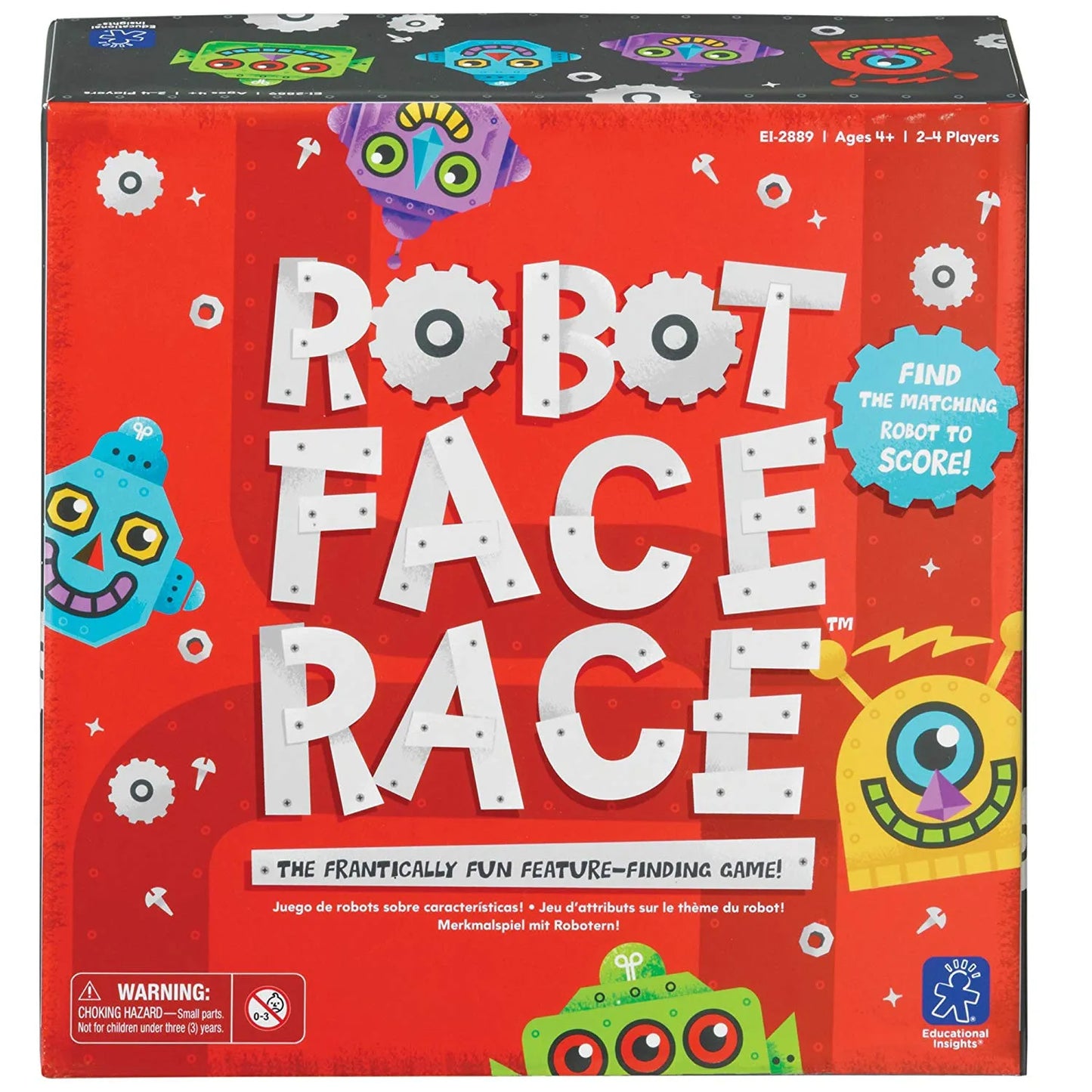 Educational Insights Robot Face Race Game