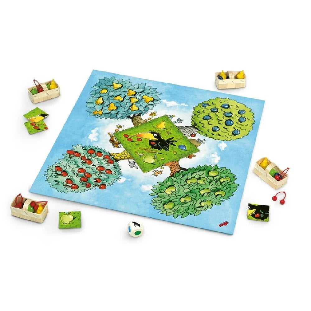 Haba Orchard Game Four Fruit-trees Version 果園裡的烏鴉與四棵果樹 合作記憶遊戲