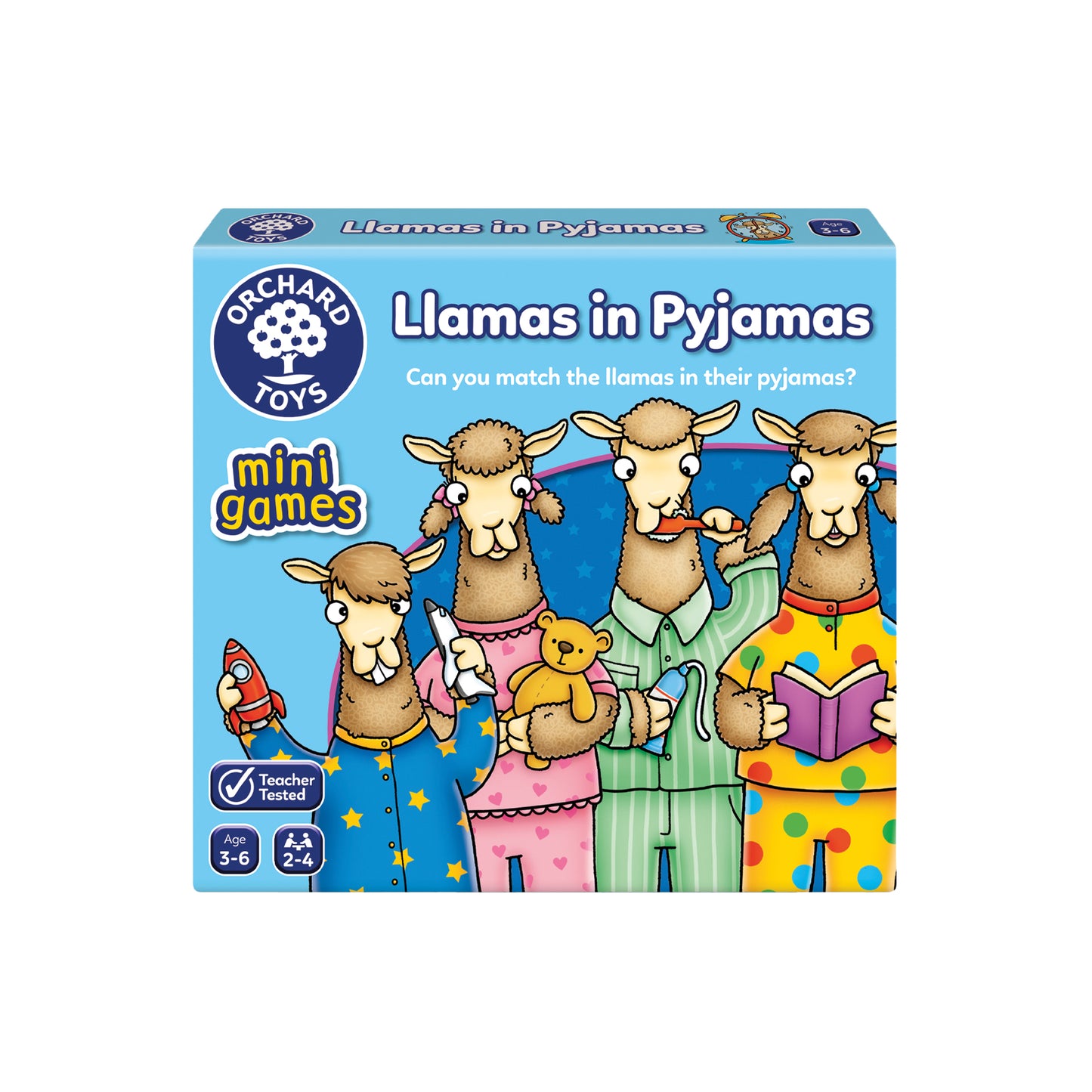 Orchard Toys Llamas in Pyjamas Mini Matching Game