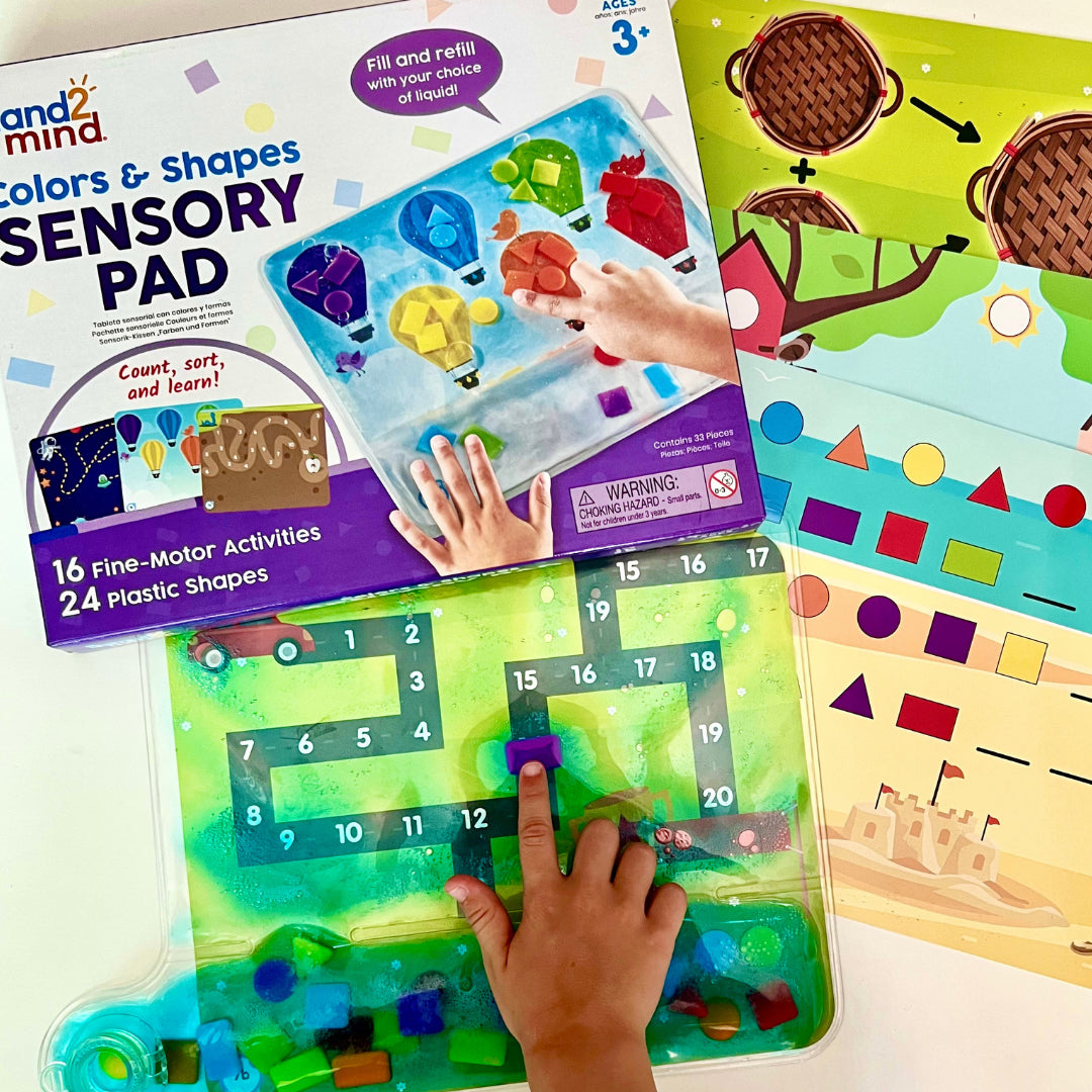 Hand2Mind Colors & Shapes Sensory Pad 顏色和形狀感官遊戲墊