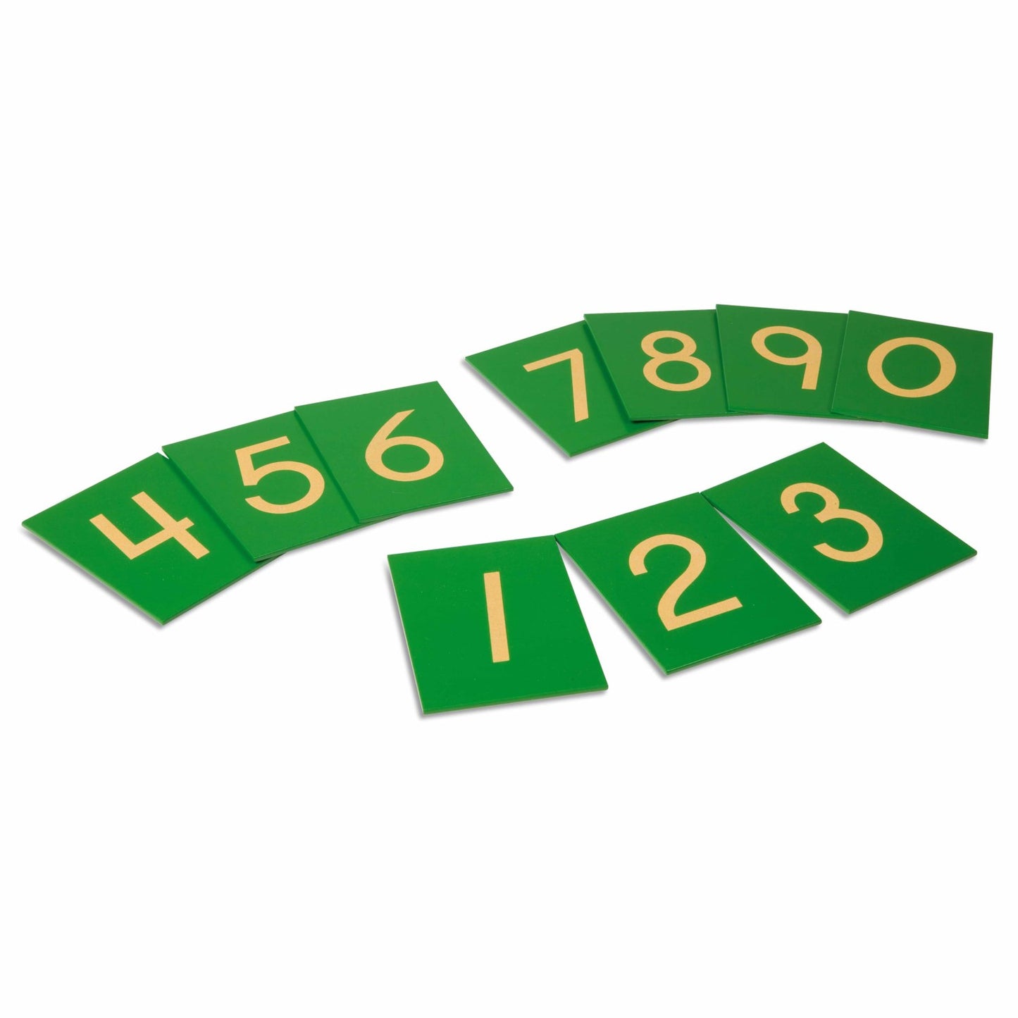 Niehuis Montessori Sandpaper Numerals: US Version 蒙特梭利教具- 數字砂字板