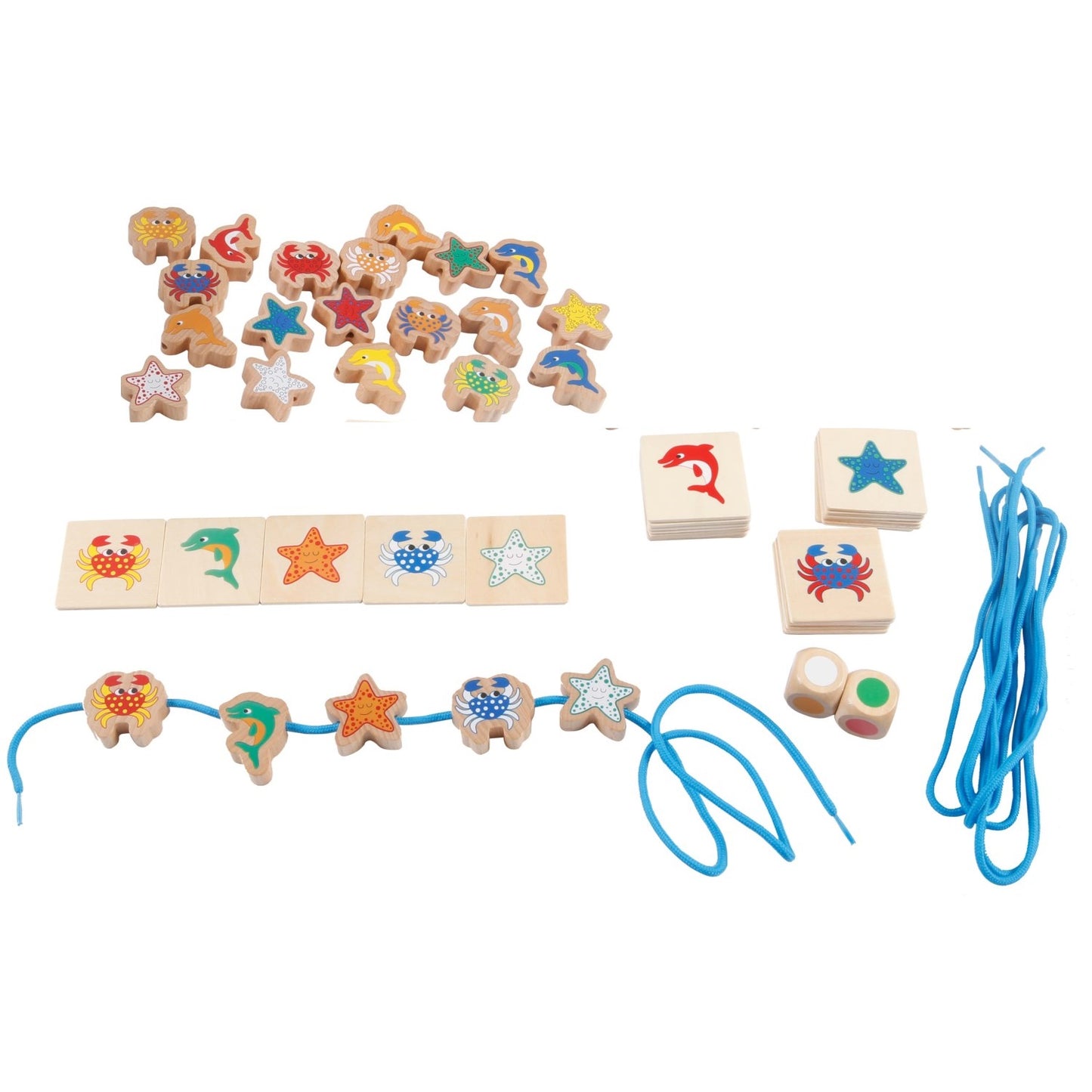 Toys for Life Lace The Sea Animals Fine Motor Game 海洋動物穿線遊戲