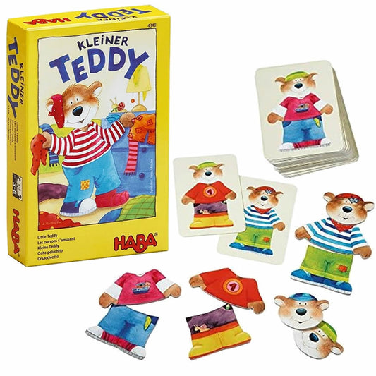 HABA Little Teddy Memory Game BeanSpout Edition 泰迪熊穿衣服 記憶遊戲