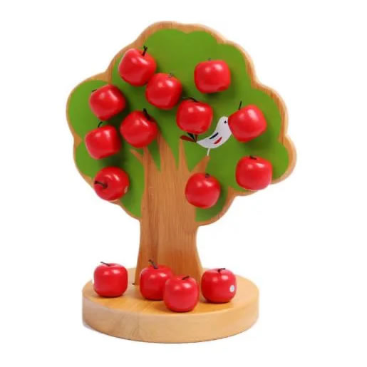 Magnetic Apple Tree Picking Game 磁力摘水果樹遊戲