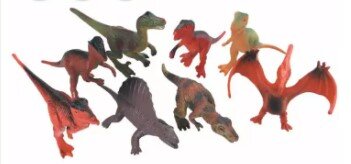 Wenno Dinosaurs 8-piece Play Set