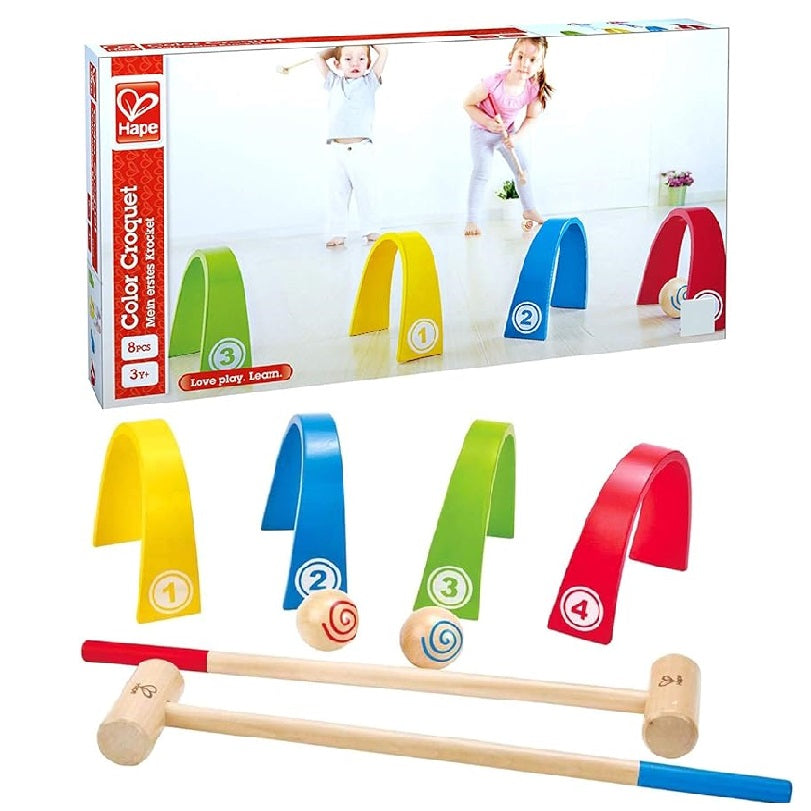 Hape E4302 Color Croquet 彩色槌球