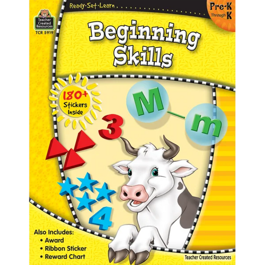 Teacher Created Resources Ready-Set-Learn Beginning Skills PreK-K