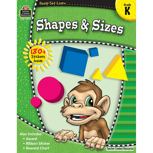 Teacher Created Resources Ready-Set-Learn Shapes & Sizes Grade K