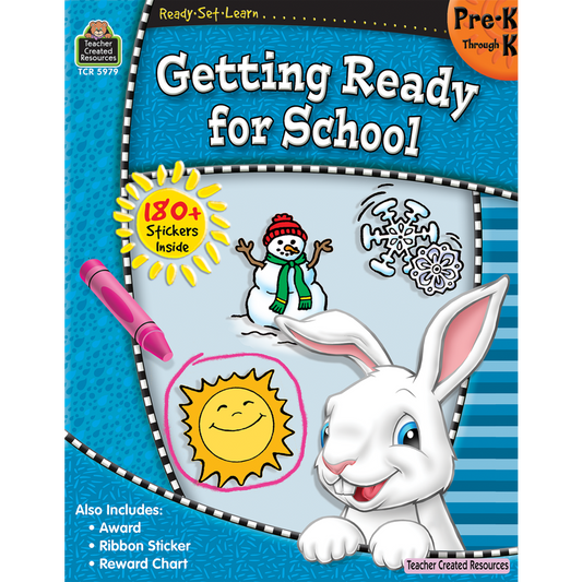 Teacher Created Resources Ready-Set-Learn Getting Ready for School PreK-K