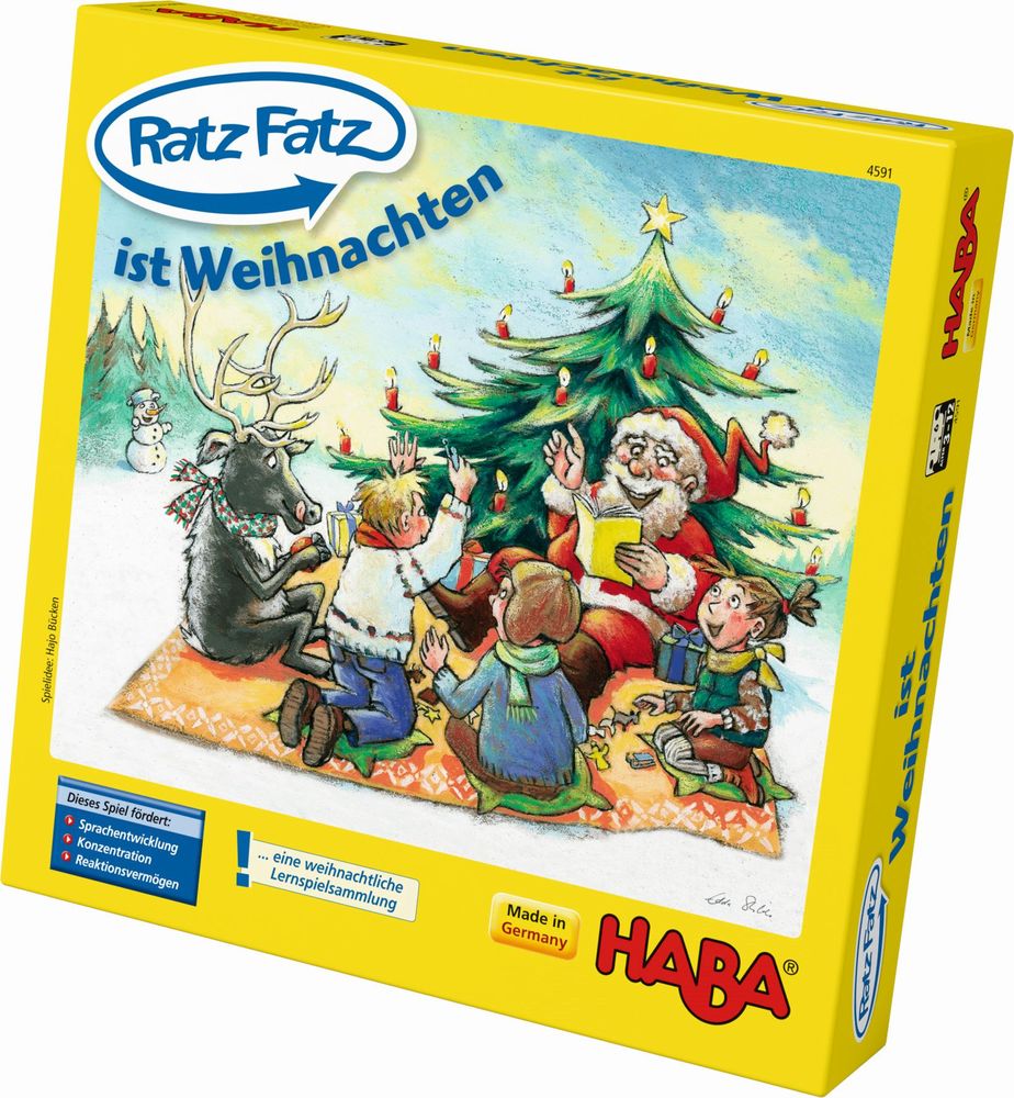 Haba 4591 Christmas Watch and Grab Game 聖誕節情景 搶先找遊戲