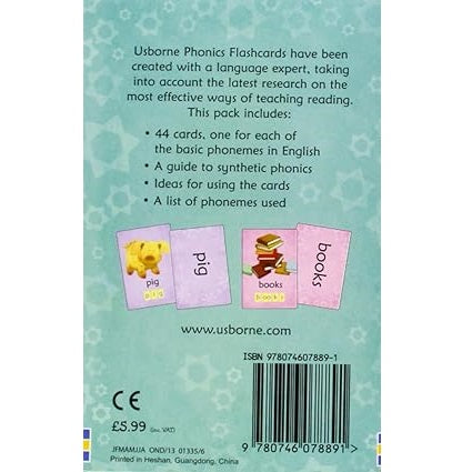 Usborne Phonics Flashcards 英語拼音圖卡