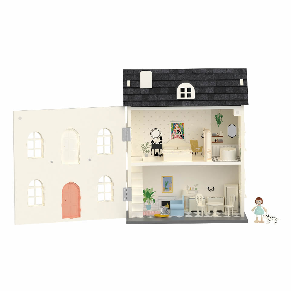 Classic World Vintage Dollhouse Set of 36件古典娃娃屋套裝