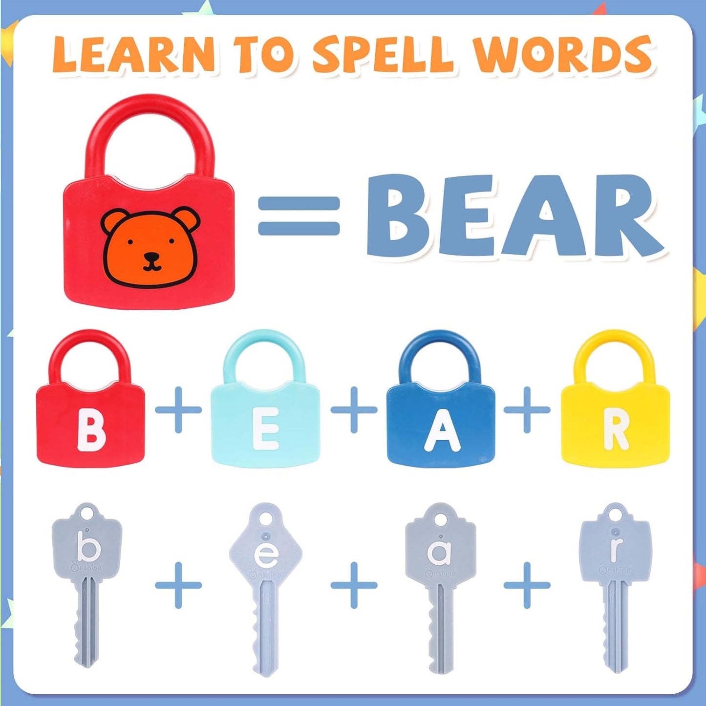 Alphabet Learning Locks 字母開鎖遊戲