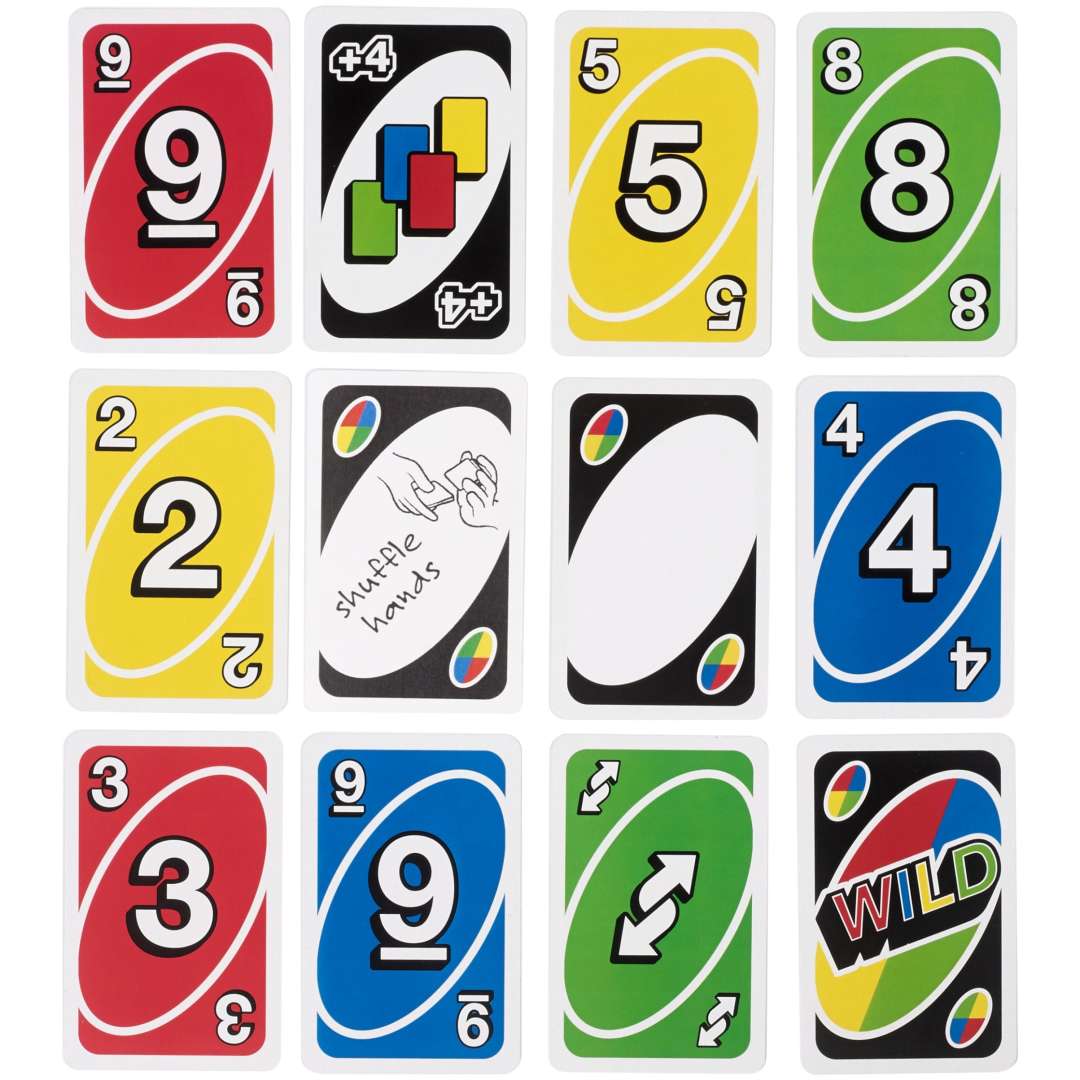 UNO Color & Number Matching Card Game 數字遊戲卡