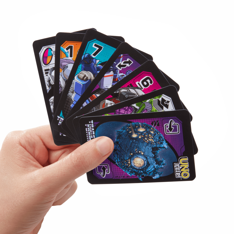 UNO Flip Transformers Card Game 反轉UNO 變形金剛紙牌遊戲