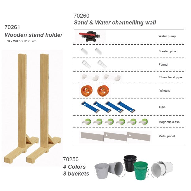 Outdoor Water Transmission Playset 戶外輸水系統玩學套裝