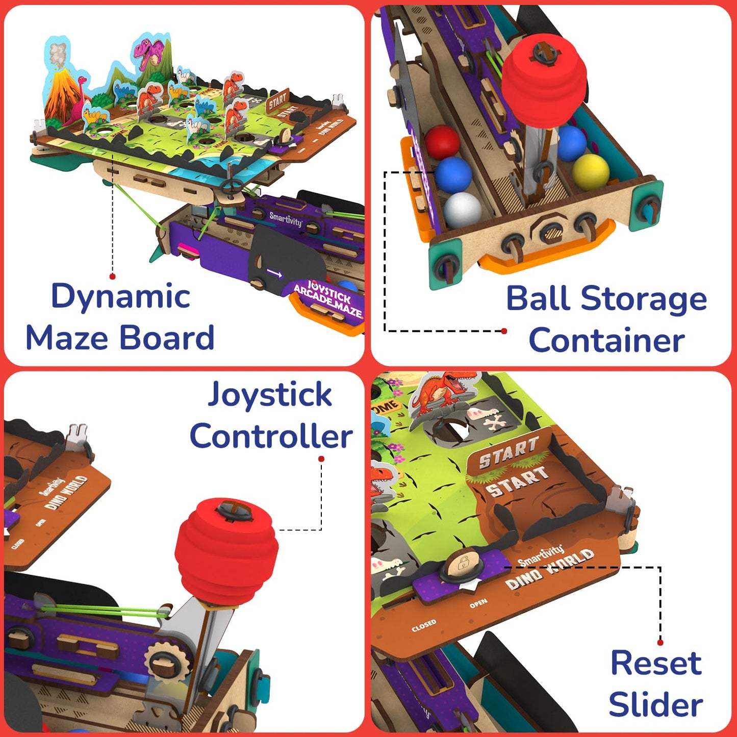 Smartivity Joystick Arcade Maze STEM Educational DIY Science Toys 動手砌 控制桿平衡迷宮