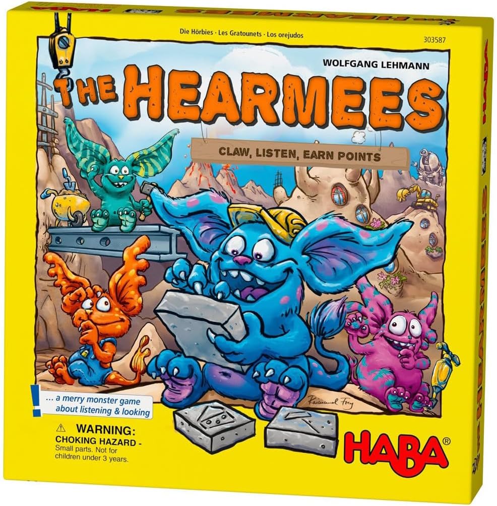 HABA 303587 The Hearmees Listening and Drawing Game 大耳怪獸 聽覺猜圖遊戲