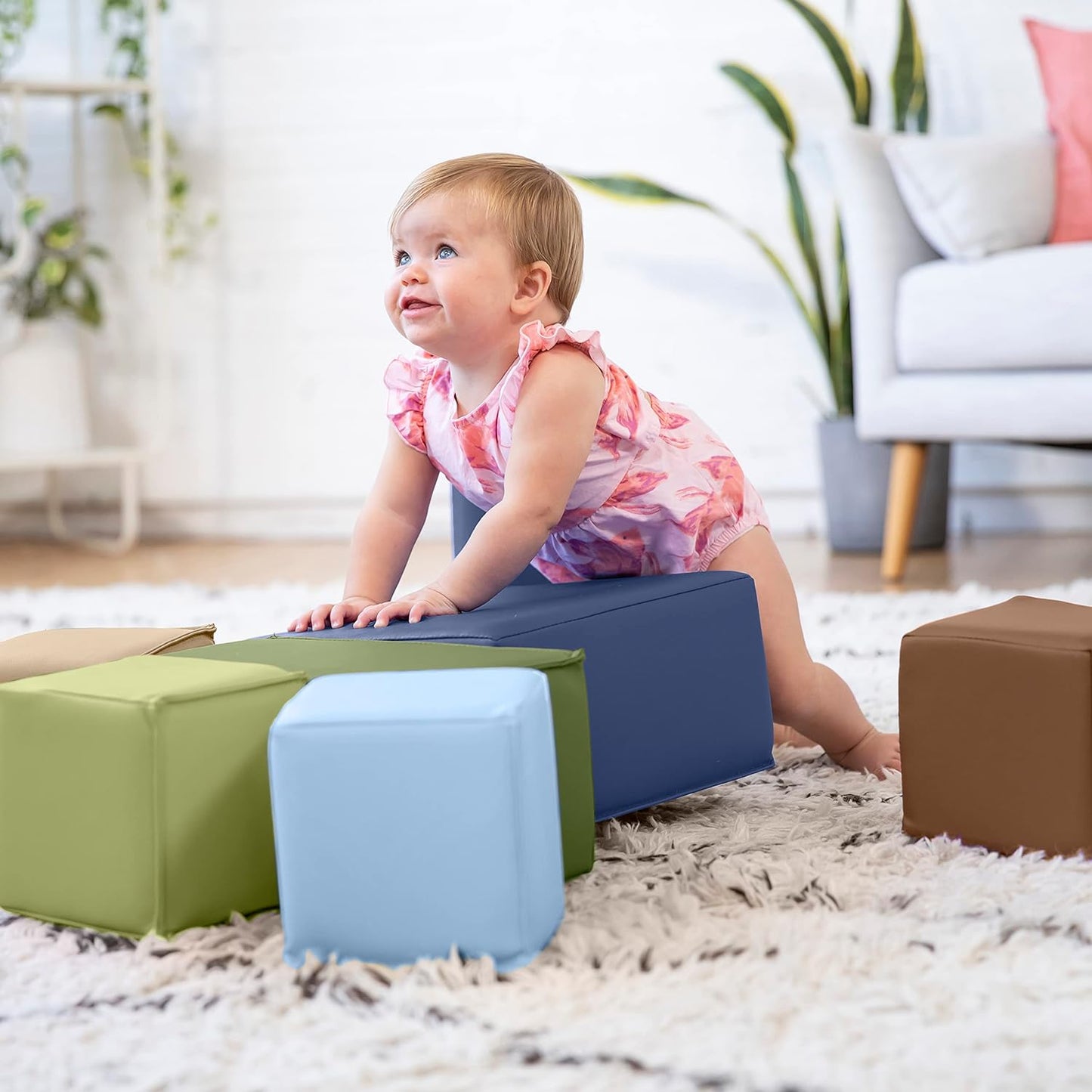 Softy Play Toddler Foam Building Blocks Set of 7件套裝 幼兒泡棉積木