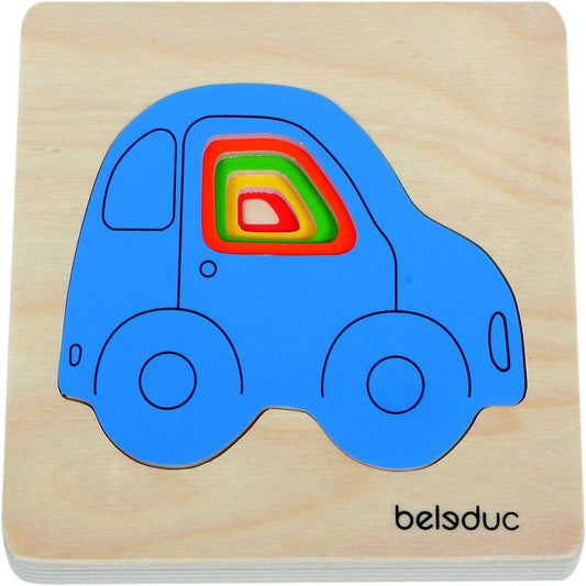 Beleduc My Car Big to Small Layer Puzzle 我的汽車由大到小多層拼圖