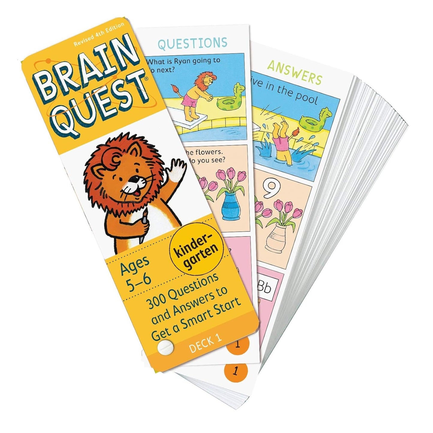 Brain Quest Kindergarten Q&A Cards 300 Questions and Answers to Get a Smart Start 幼兒園問答卡300問與答