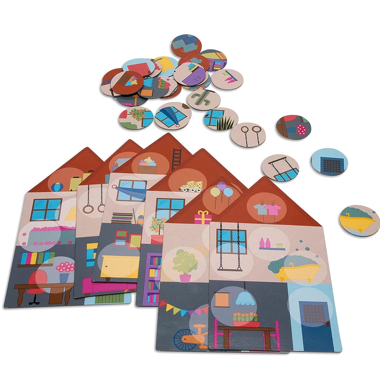 BS Toys Dream House Lotto Color & Shape Matching Game 夢想屋形狀及顏色配對遊戲