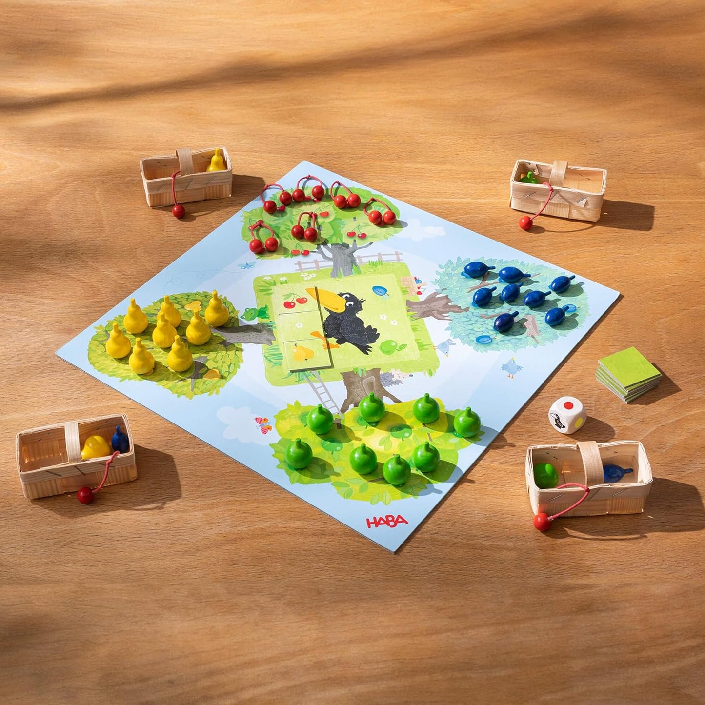 Haba Orchard Game Four Fruit-trees Version 果園裡的烏鴉與四棵果樹 合作記憶遊戲