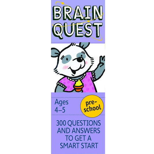 Brain Quest Preschool Q&A Cards: 300 Questions and Answers to Get a Smart Start 學前問答卡：300 個問題和答案