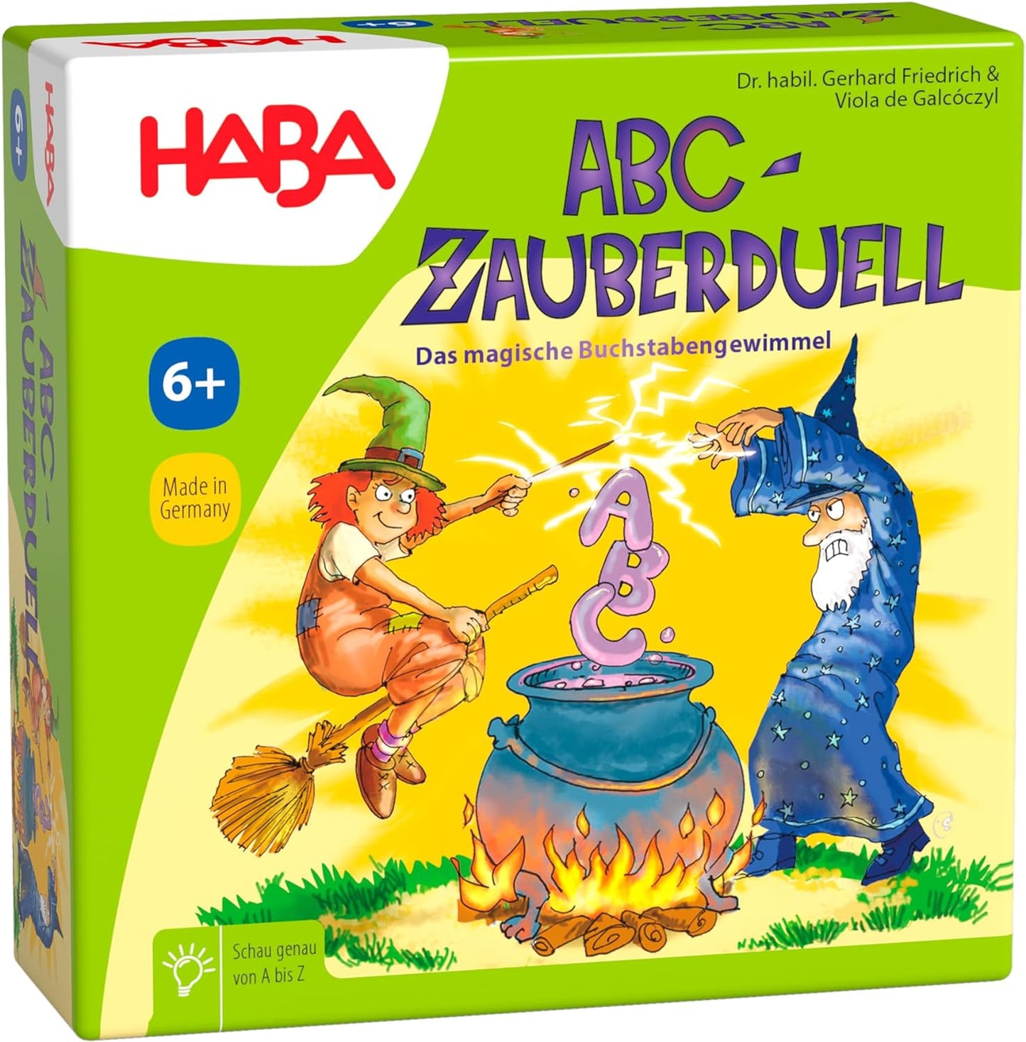 HABA 4912 ABC Magic Duel-Learning to Spell Mini Game ABC魔法決鬥 看圖找找看 拼字小遊戲