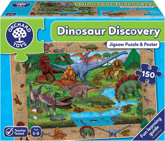 Orchard Toys Dinosaur Discovery Jigsaw Puzzle & Poster