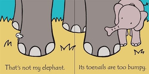 Usborne That's Not My Elephant Touchy-feely Board Book 那不是我的大象 觸摸書