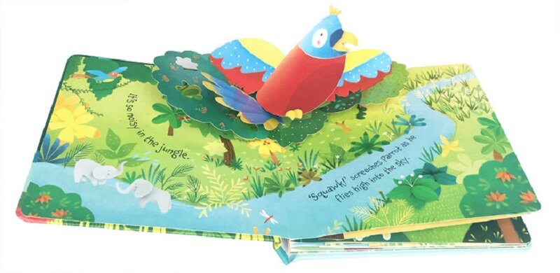 Usborne Pop-Up Jungle 森林3D立體紙板書