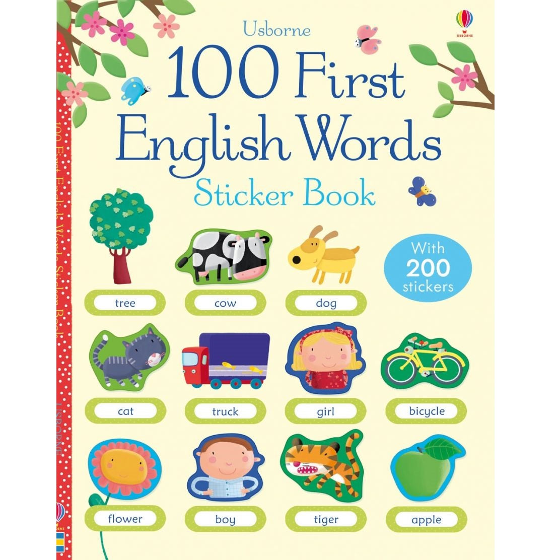 Usborne 100 First English Words Sticker Book