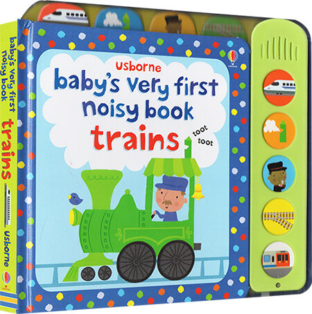 Usborne Baby's Very First Noisy Book Trains 寶寶第一本火車發聲書 Baby's Very First Noisy Book Trains