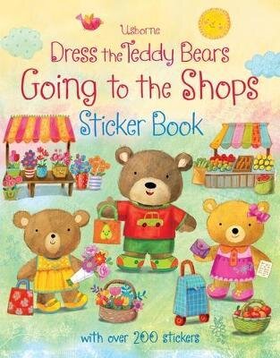 Usborne Dress the Teddy Bears Going to the Shops Sticker Book 貼紙書