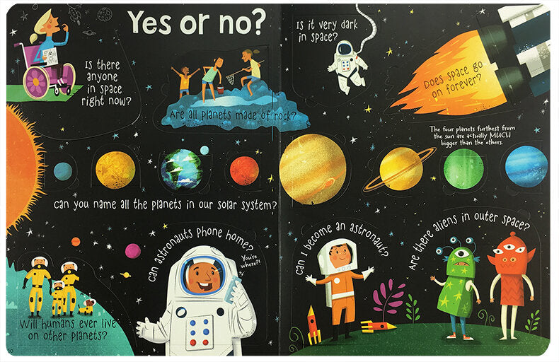 Usborne Lift-the-flap Questions and Answers about Space 太空 問答百科翻翻書